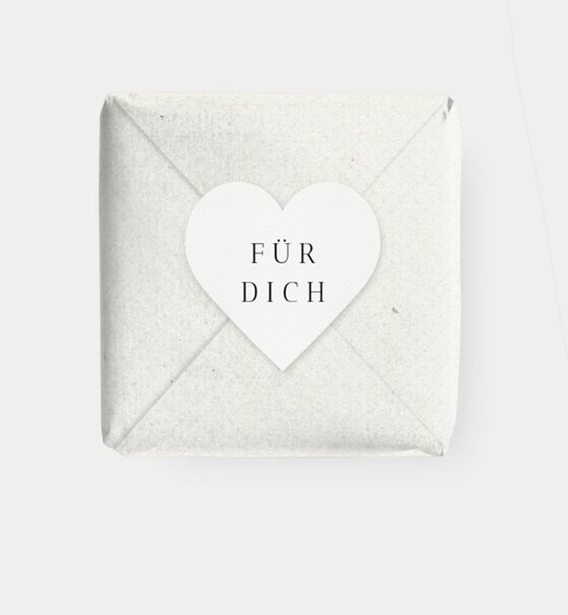 Geschenkaufkleber Hochzeit Capital letters