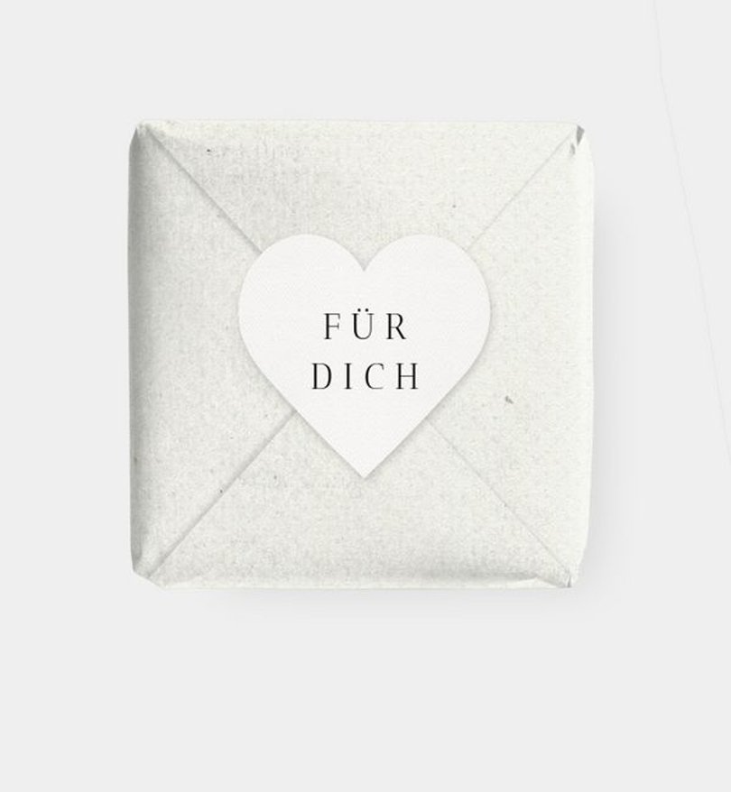 Geschenkaufkleber Hochzeit Capital letters