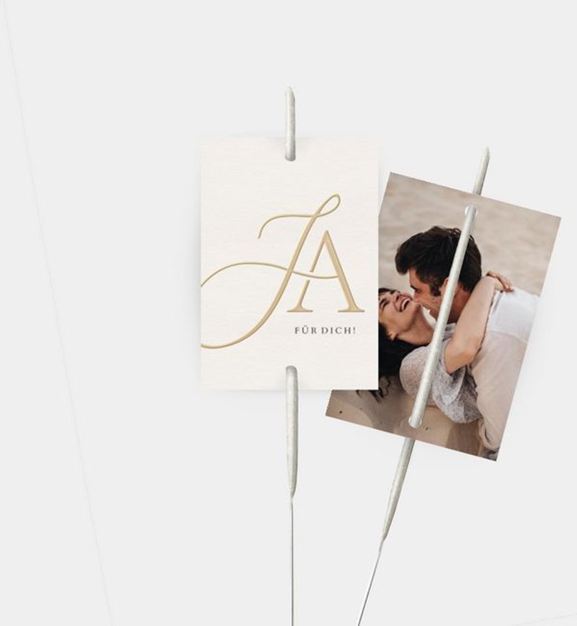 Wunderkerzenetikett Hochzeit Soulmates
