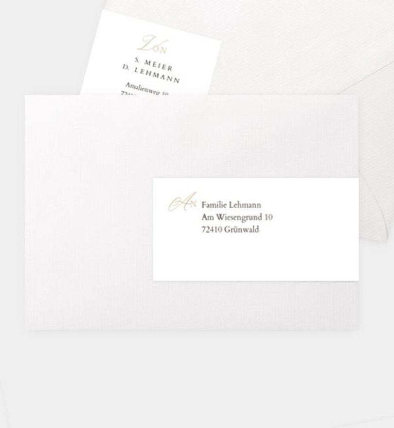 Adressaufkleber Hochzeit Soulmates