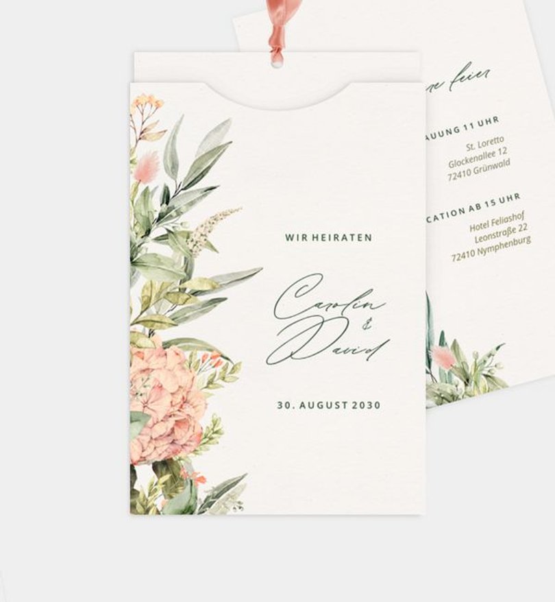 Einladungskarte Hochzeit Besondere Freude