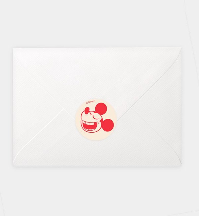 Siegelsticker Kindergeburtstag Micky Maus · Kino Party