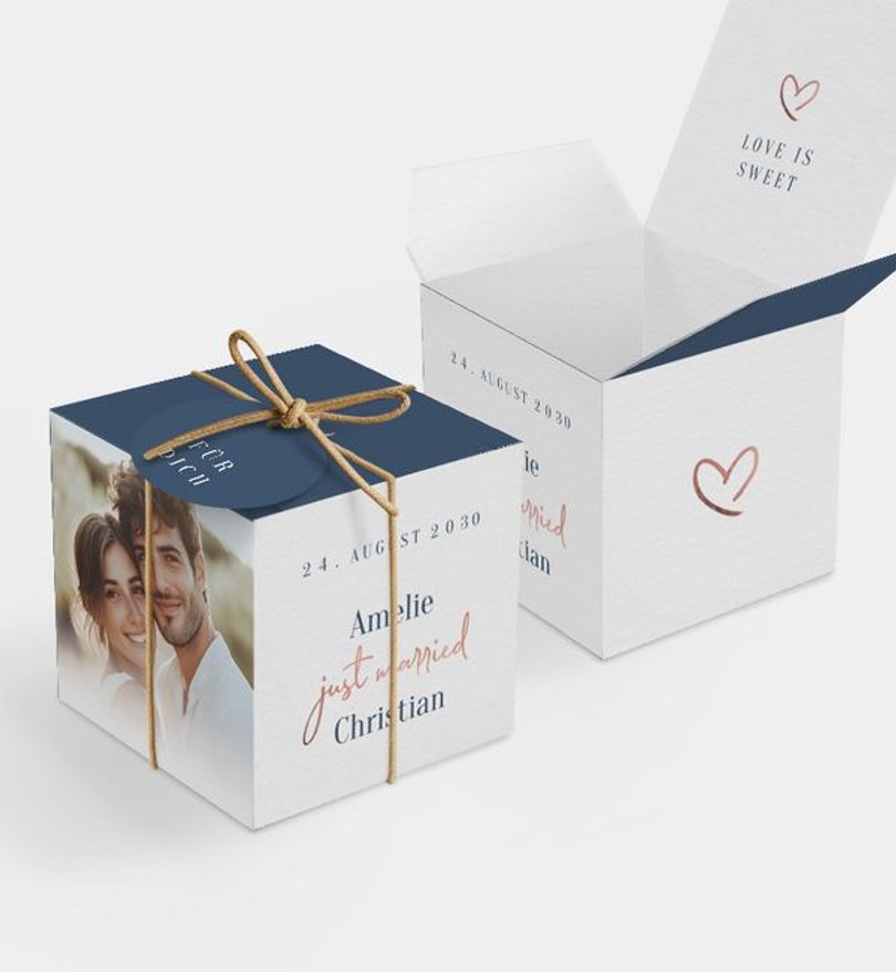 Gastgeschenk Hochzeit Weicher Übergang