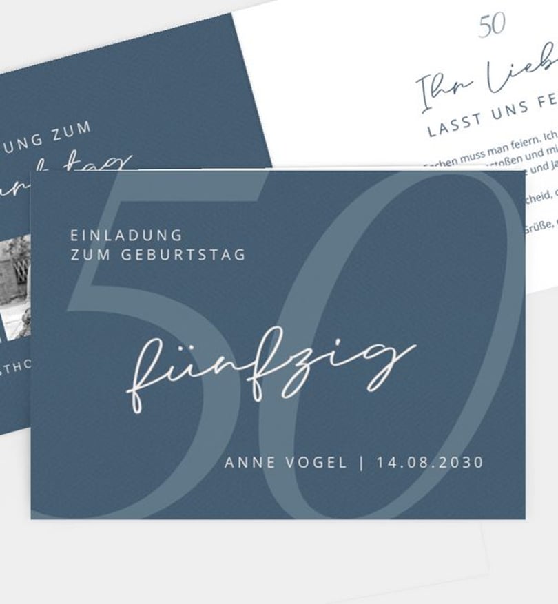 Einladungskarte Geburtstag Elegant Birthday