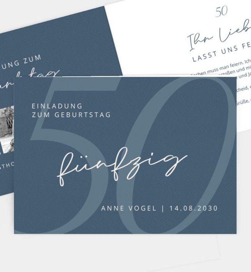 Einladungskarte Geburtstag Elegant Birthday