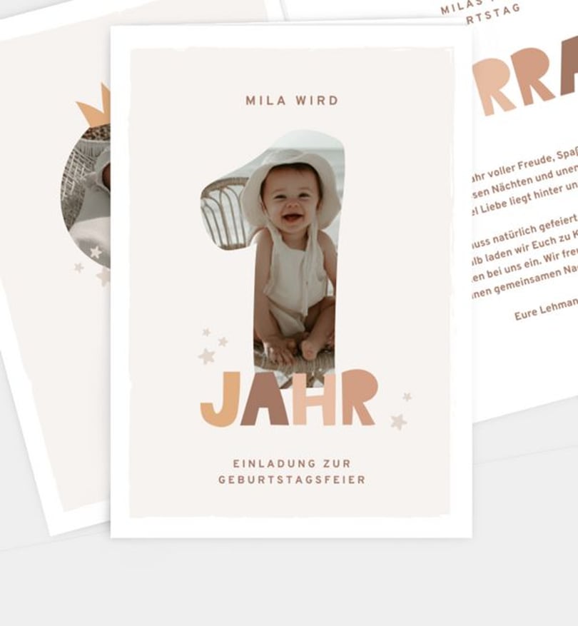 Einladungskarte Kindergeburtstag Mein großer Tag