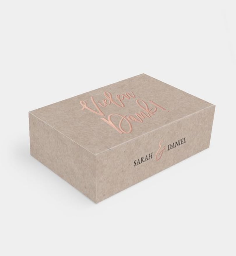 gastgeschenk hochzeit/gastgeschenk/occasion Rosegold · Crafty