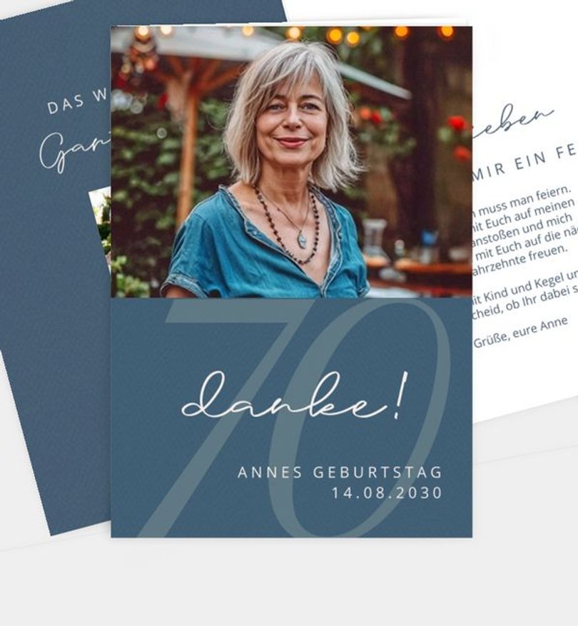 Dankeskarte Geburtstag Elegant Birthday