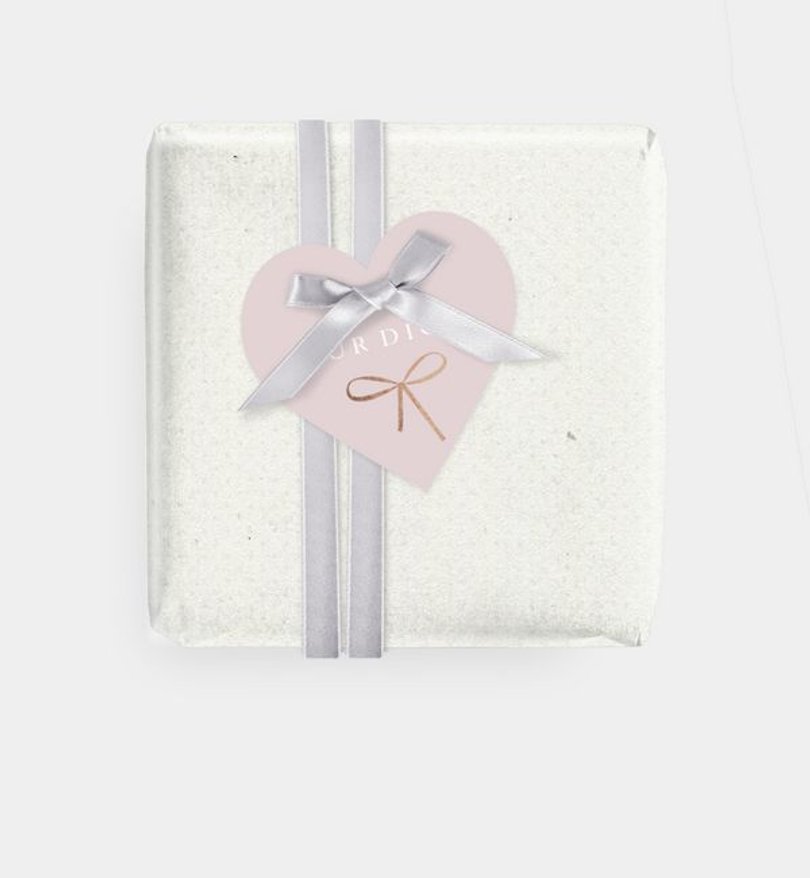Geschenkanhänger Geburt Baby Bow