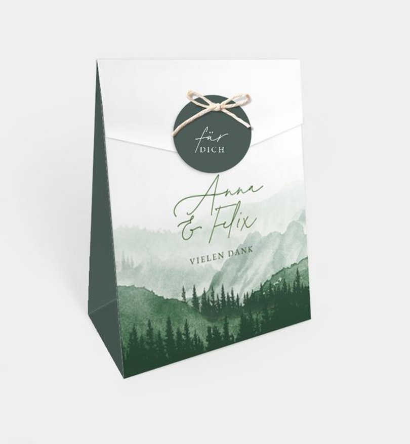 Gastgeschenk Hochzeit Bosque