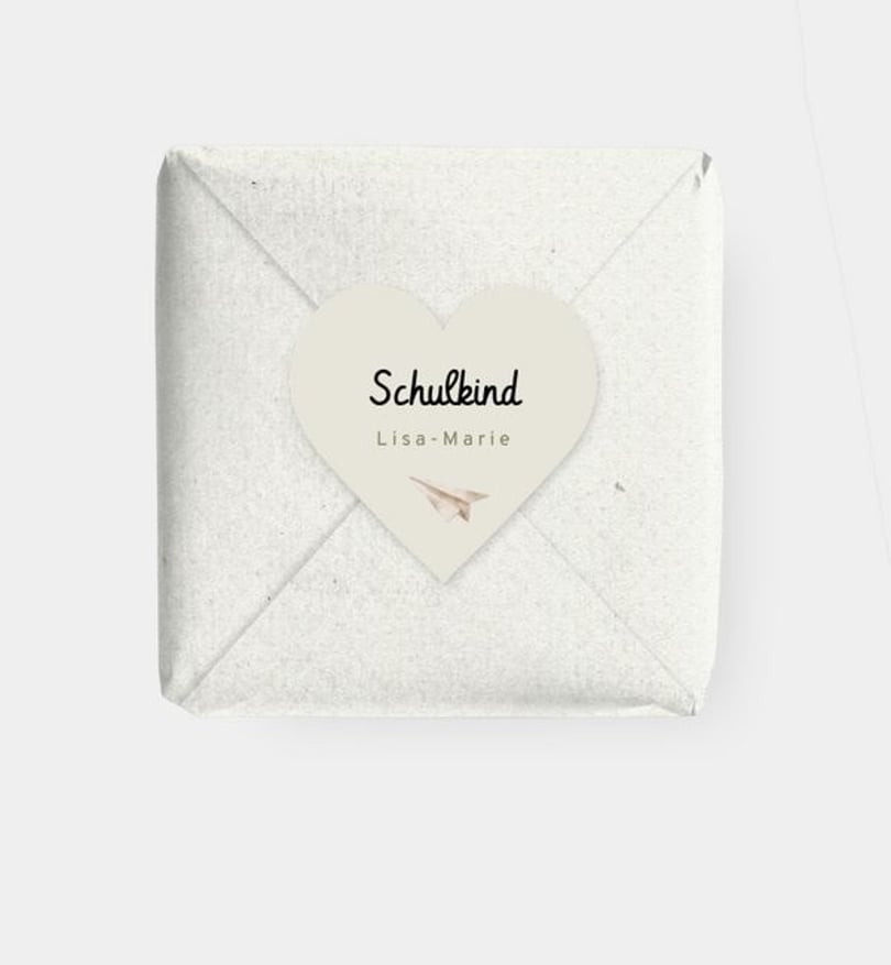 Geschenkaufkleber einschulung/geschenkaufkleber/occasion Tierische Schulfreunde
