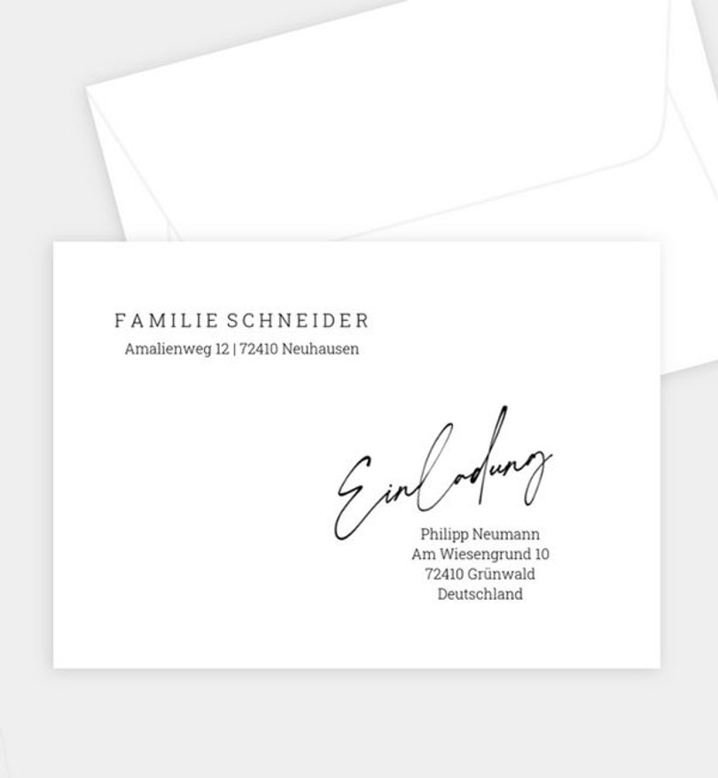 Briefumschlag Silberhochzeit Fotosammlung