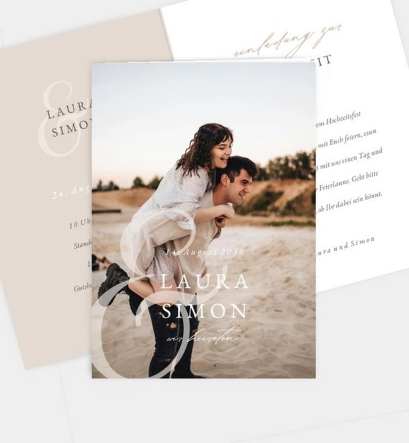 Einladung Standesamt Hochzeit Obvious Love