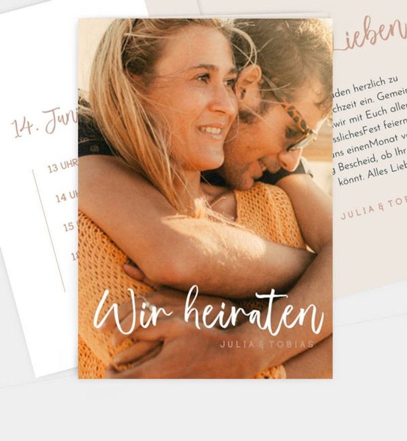 Einladung Standesamt Hochzeit Unser Tag