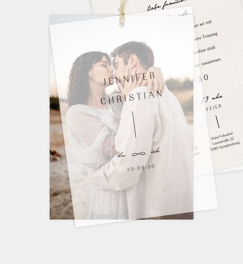 Einladung Standesamt Hochzeit Aeternum