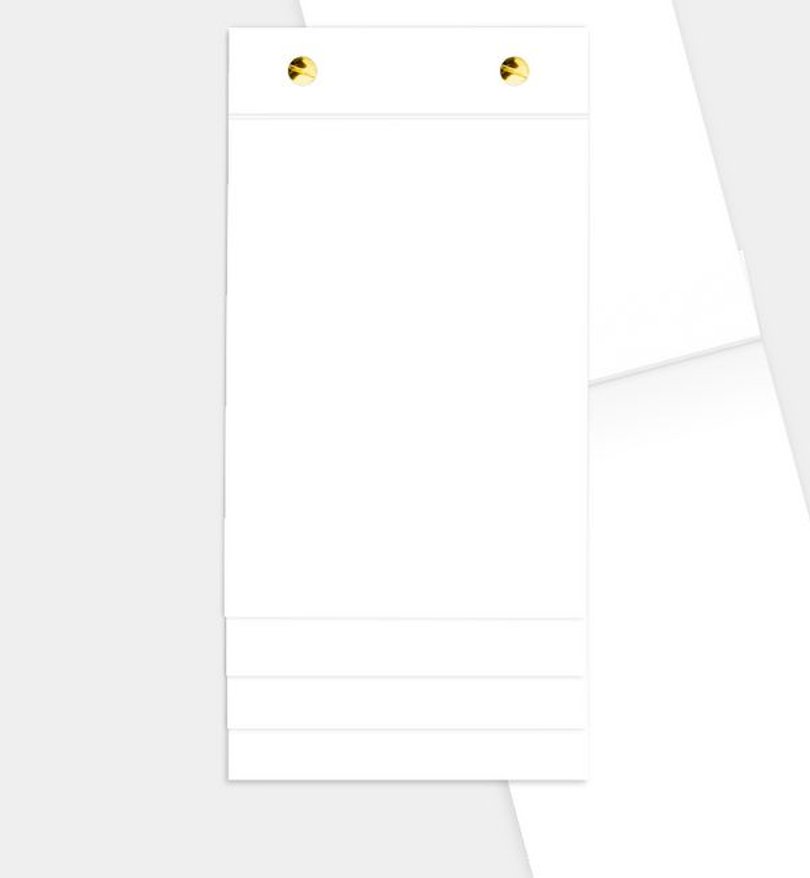 Einladungskarte Allgemein Booklet hoch