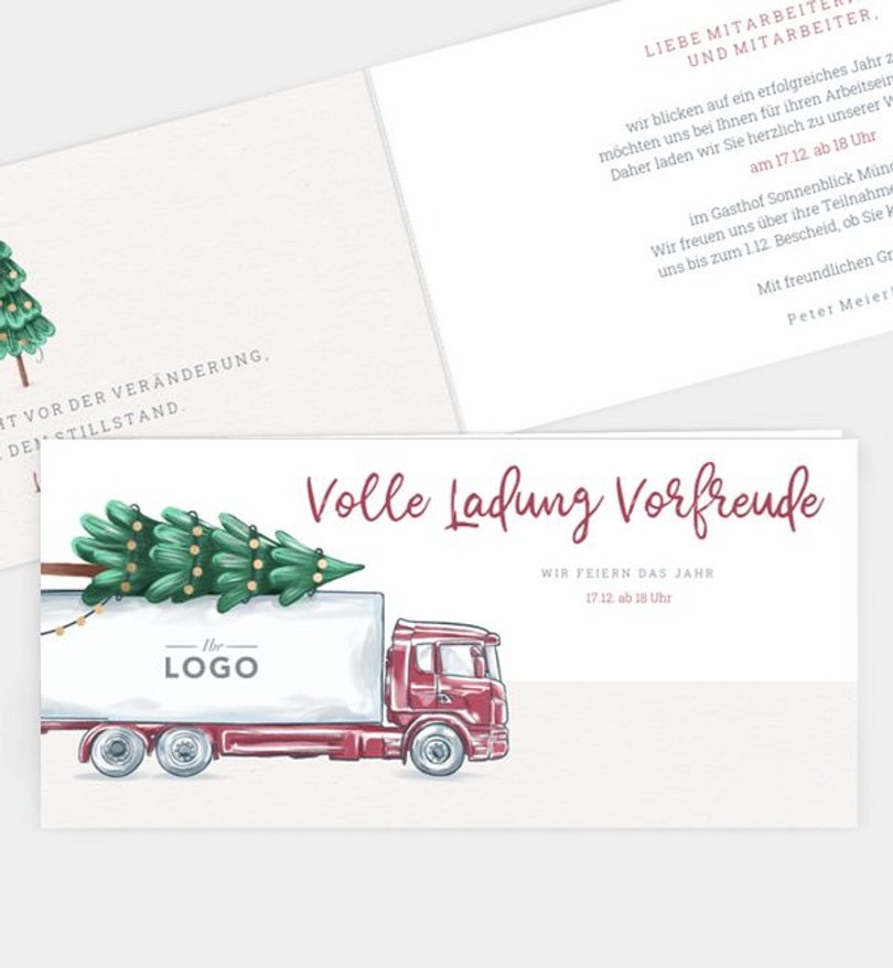Weihnachtsfeier Weihnachtsfeier Weihnachtstruck