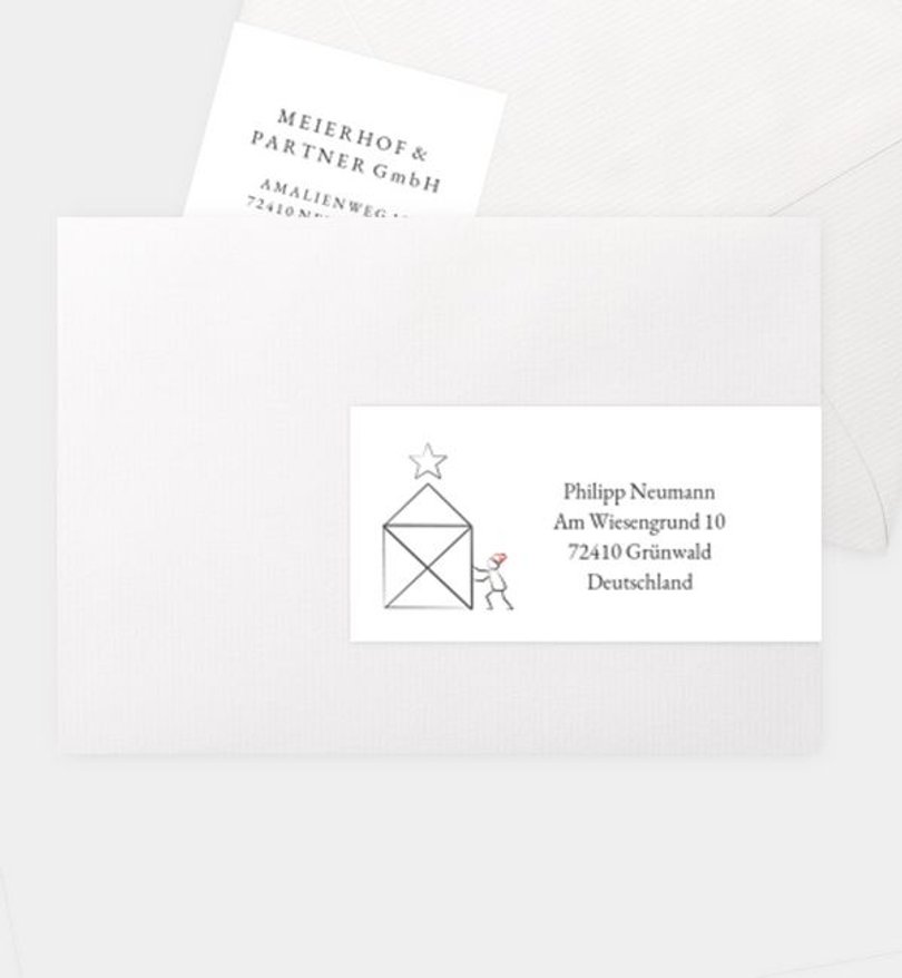 Adressaufkleber Geschäftlich Together