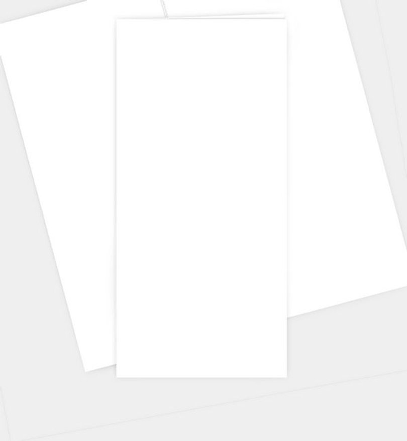 Einladungskarte Allgemein Lange Klappkarte hoch