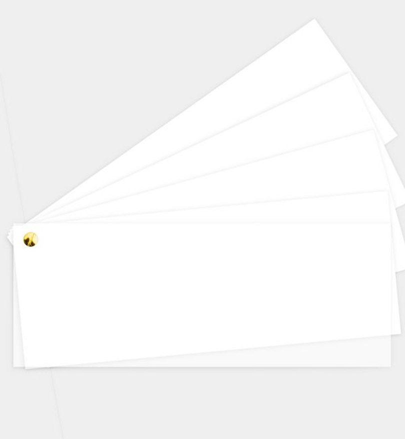 Einladungskarte Allgemein Kartenfächer lang mit Transparentpapier