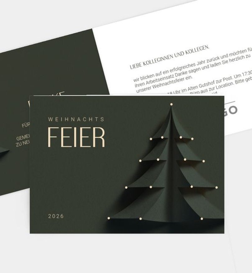 Weihnachtsfeier Weihnachtsfeier Papercut