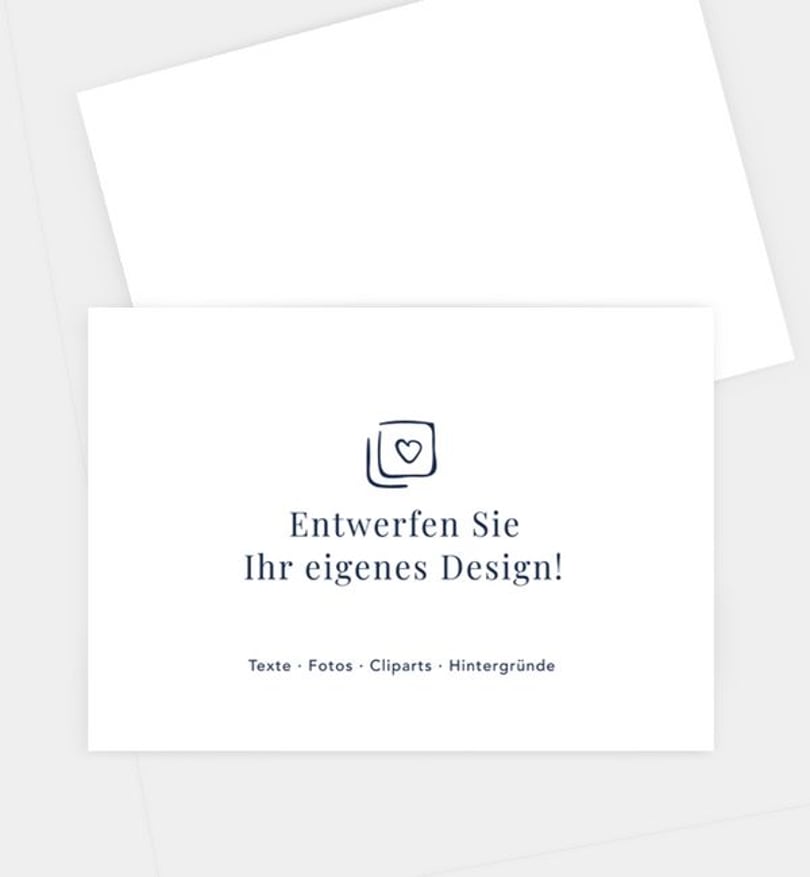 Antwortkarte Blanko Design Blanko Design