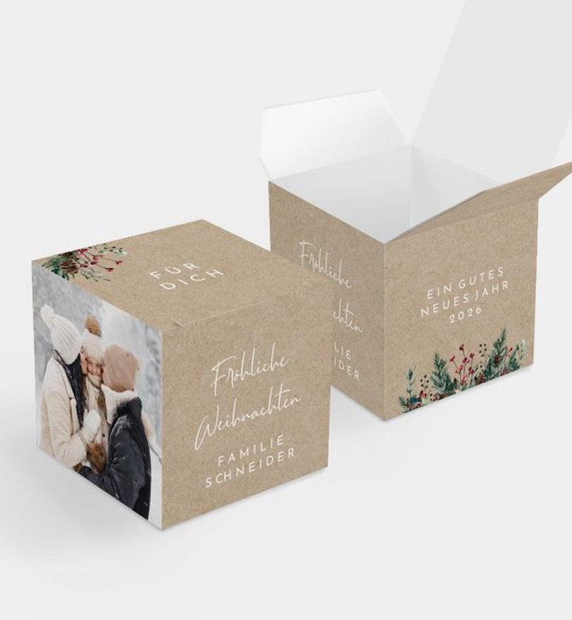 Gastgeschenk weihnachten/privat/gastgeschenk/occasion Crafty green · Vintage