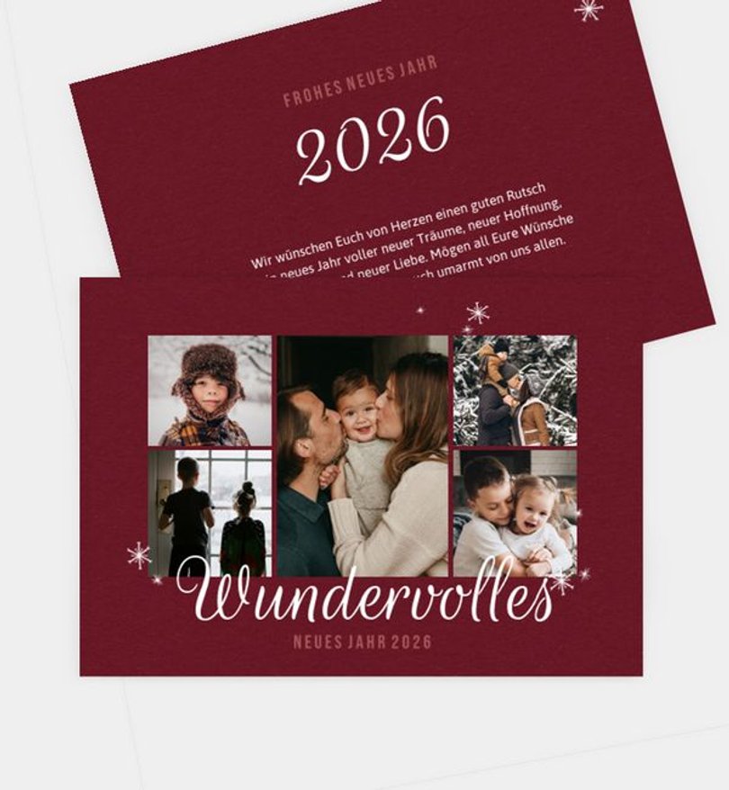 Neujahrskarte Weihnachten Winter sky