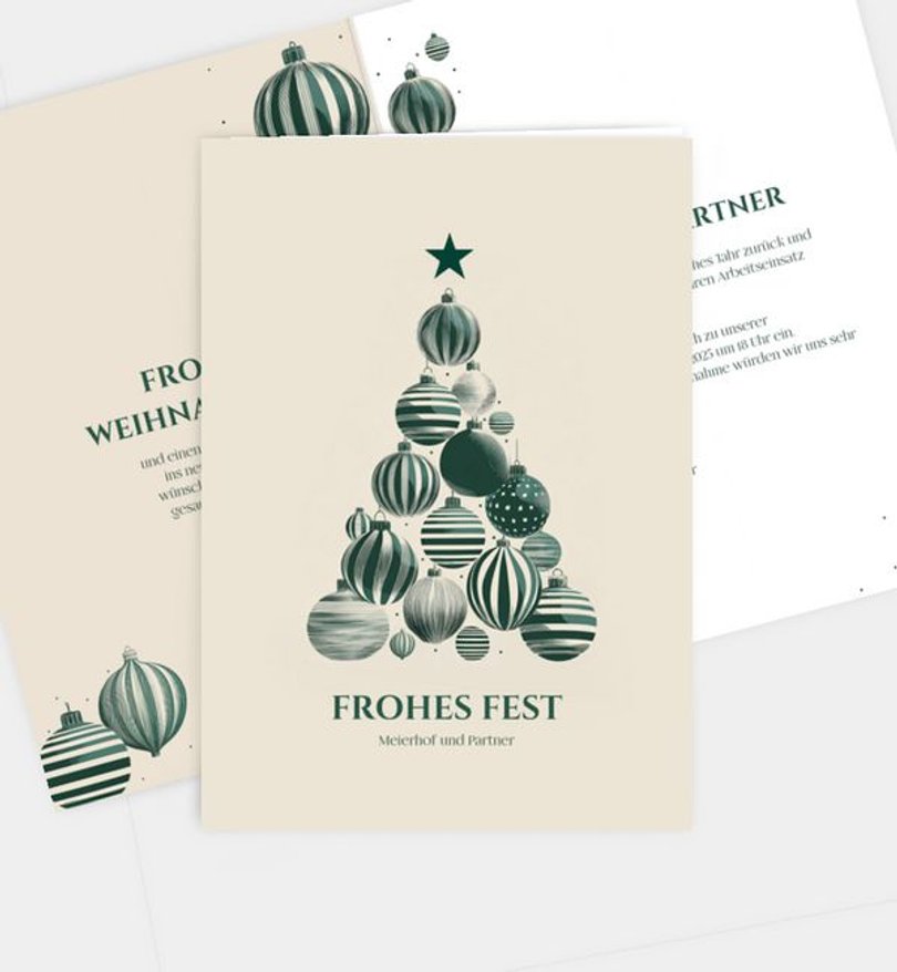 Weihnachtsfeier Weihnachtsfeier Kugelbaum