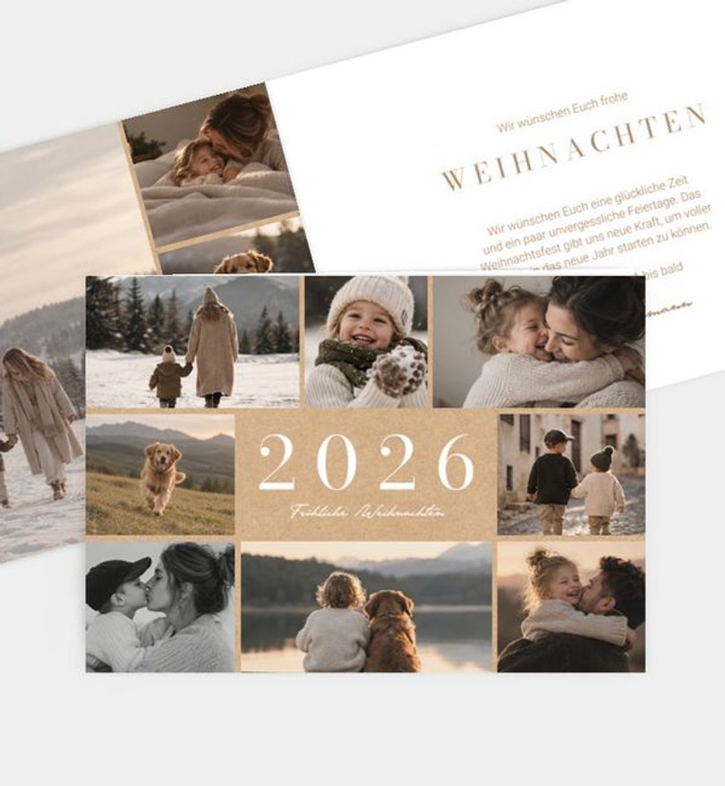 Weihnachtskarte Weihnachten/Privat Collect Memories