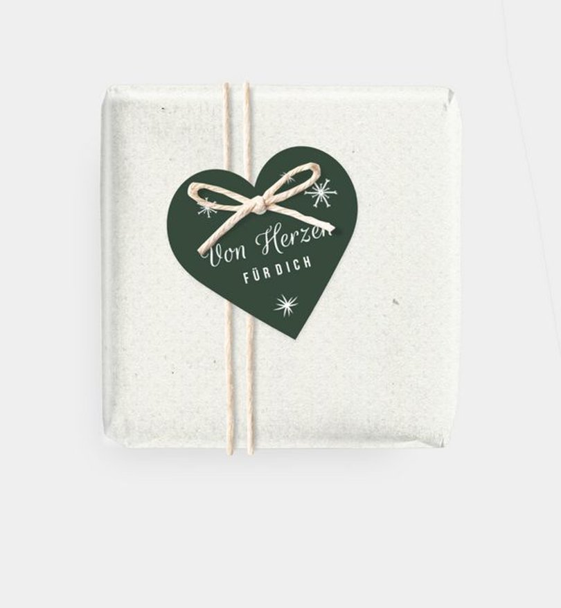 Geschenkanhänger Weihnachten Love and Stars