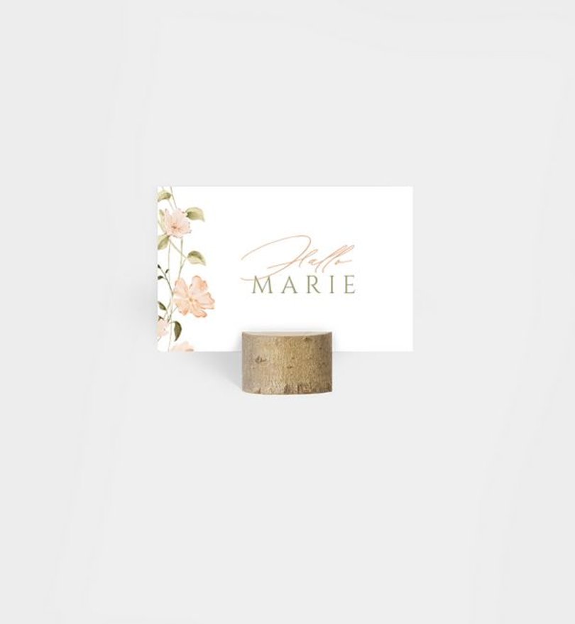 Tischkarte Hochzeit Flower Whispers