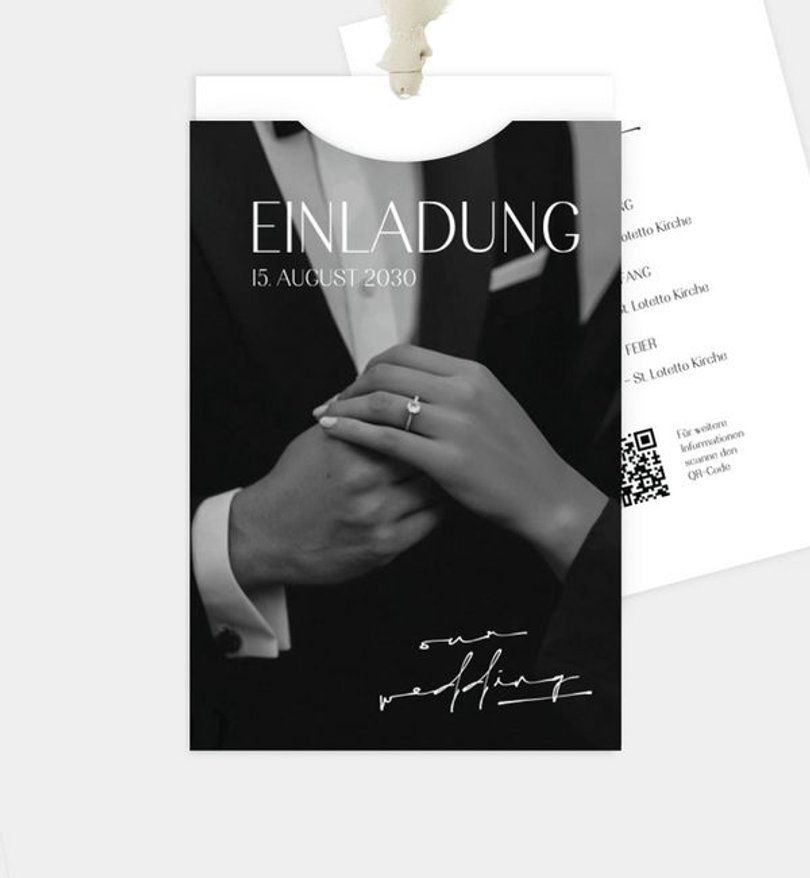 Einladungskarte Hochzeit Urban Wedding