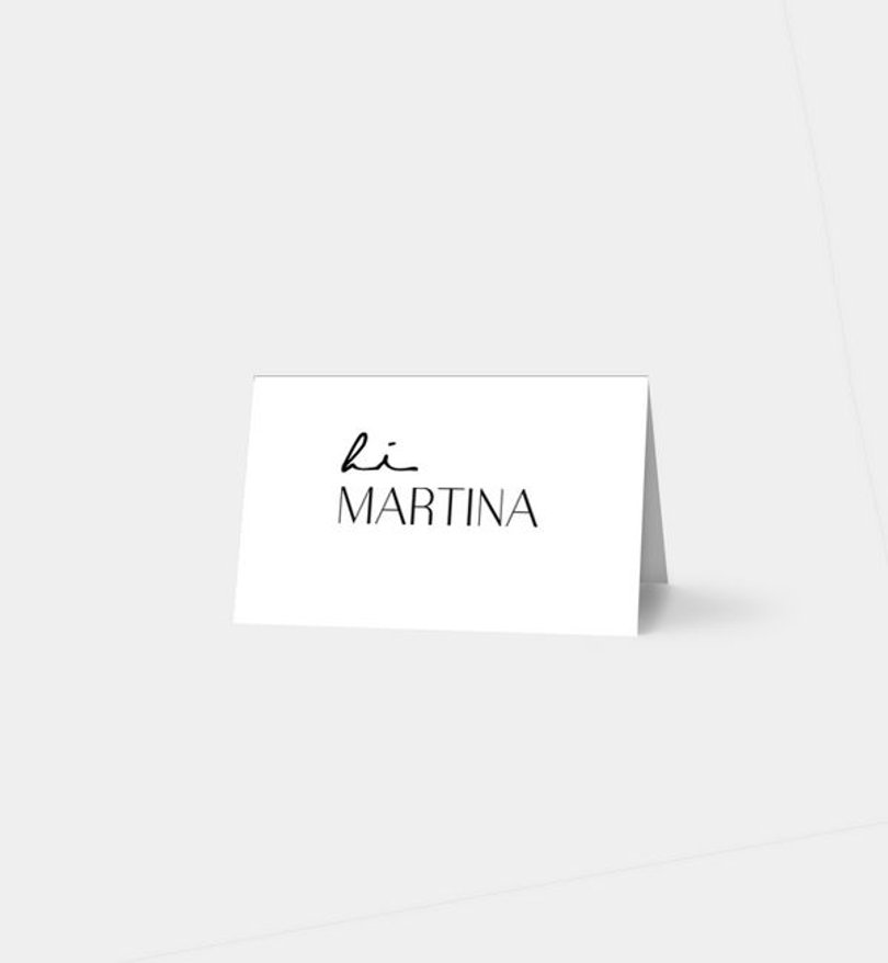 Tischkarte Hochzeit Urban Wedding