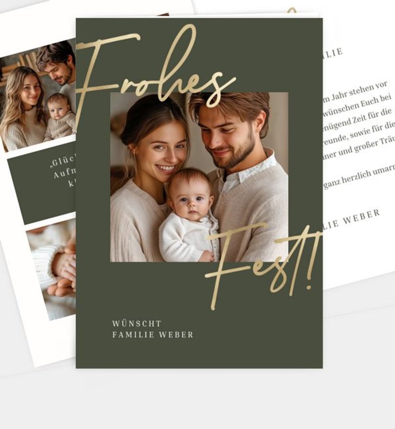 Weihnachtskarte Weihnachten/Privat Just Love · UNICEF