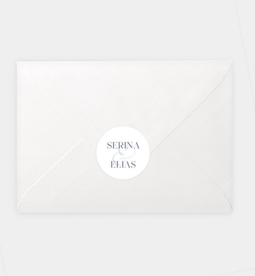 Siegelsticker Hochzeit Meadow Core