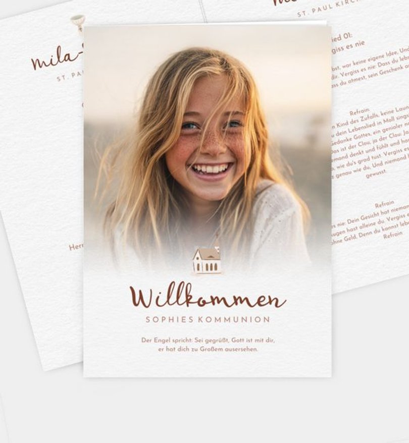 Kirchenheft Kommunion Zarte Kommunion