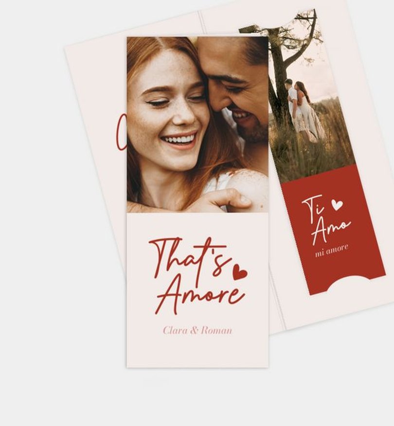 Grußkarte Valentinstag Amore