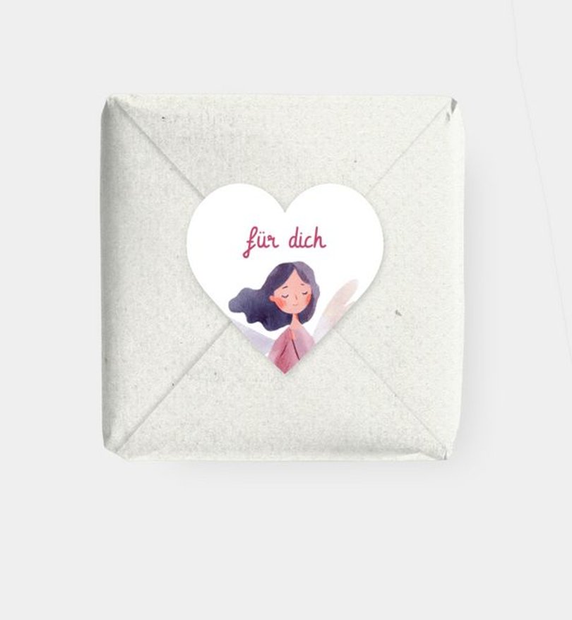 Geschenkaufkleber Kommunion Little Angel