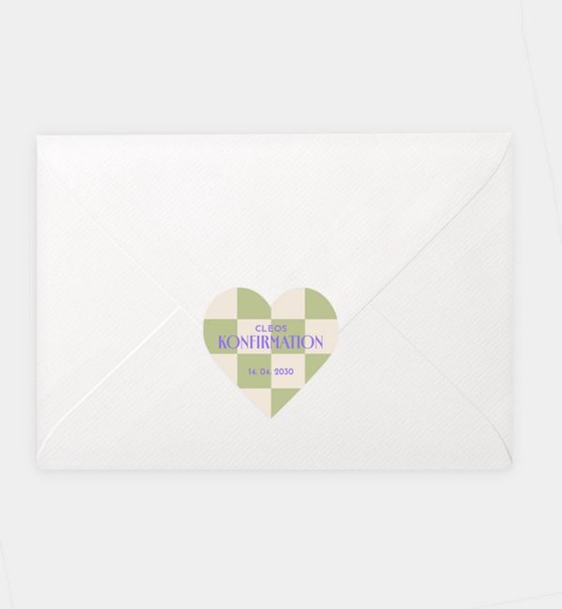Siegelsticker Konfirmation Nova