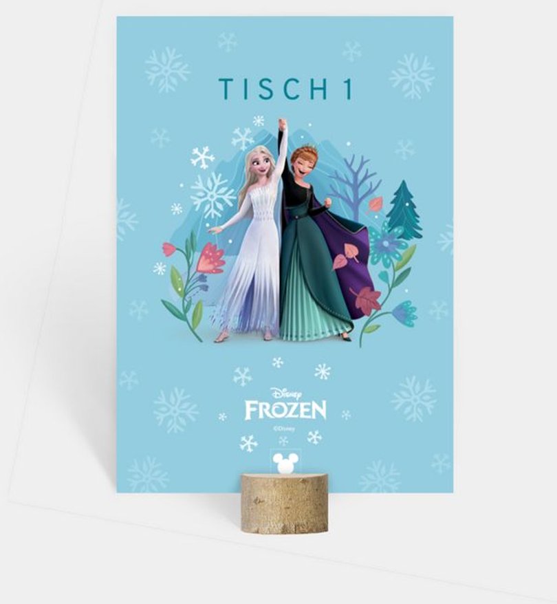 Tischnummer Kindergeburtstag Tischnummer