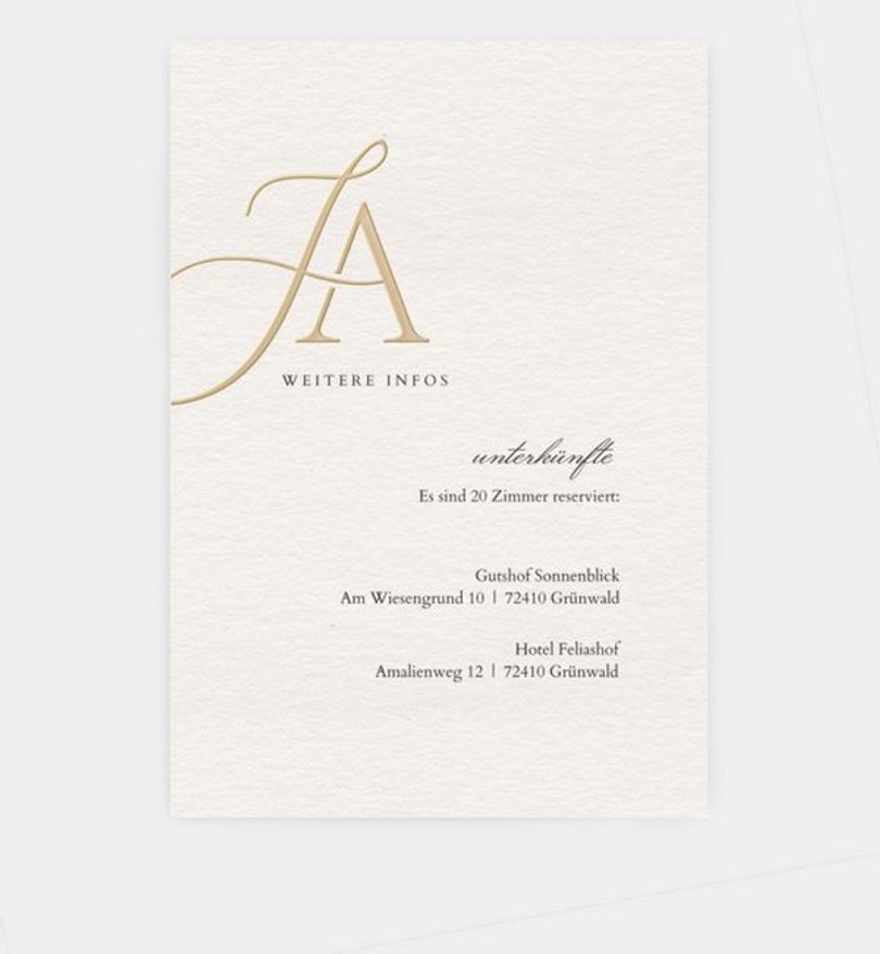 Einlegeblatt bedruckt Hochzeit Soulmates