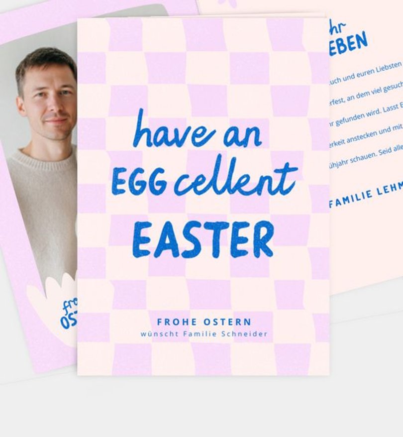 Grußkarte Ostern Fröhliche Momente