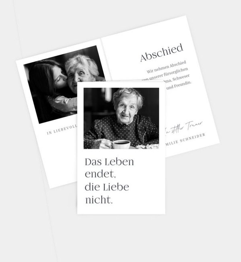 Sterbebilder Trauer Worte des Herzens