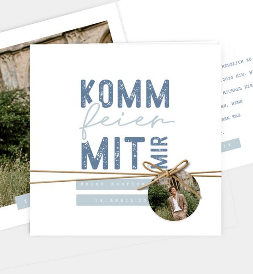 Einladungskarte Konfirmation My Day · UNICEF