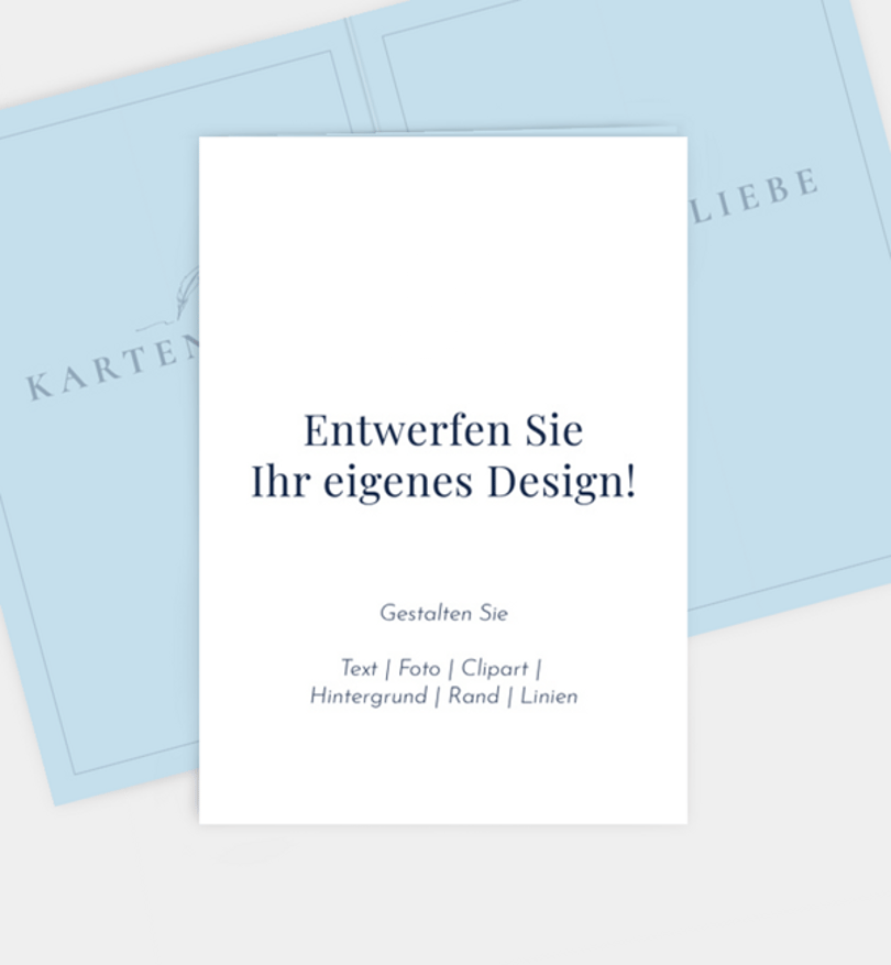 Einladungskarte Geburtstag Blanko Design