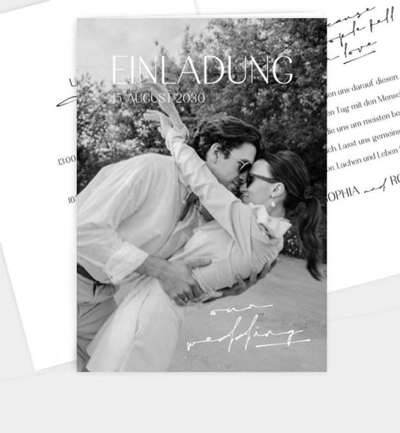 Einladungskarte Hochzeit Urban Wedding · UNICEF