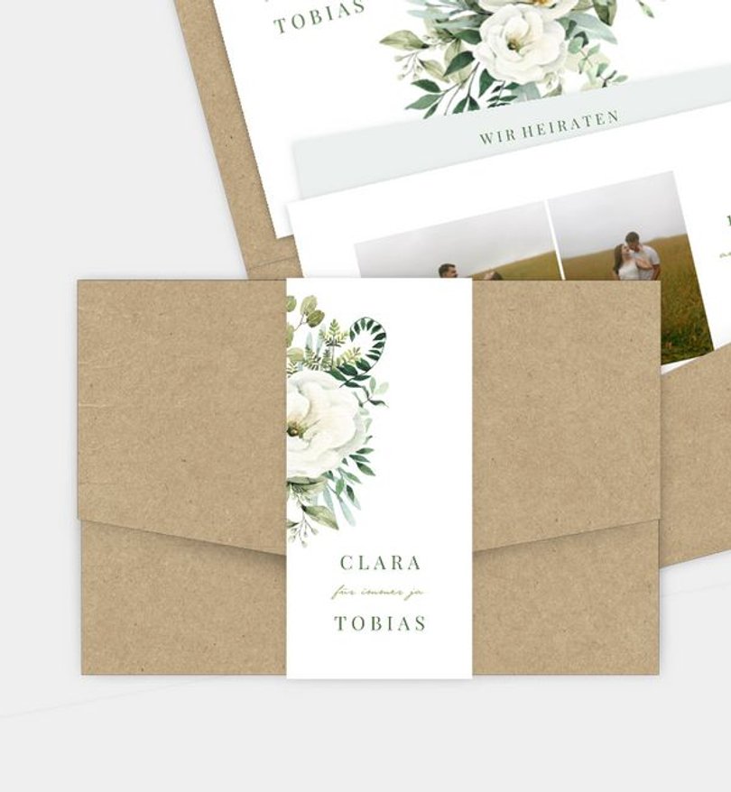 Einladungskarte Hochzeit Green Romance · UNICEF