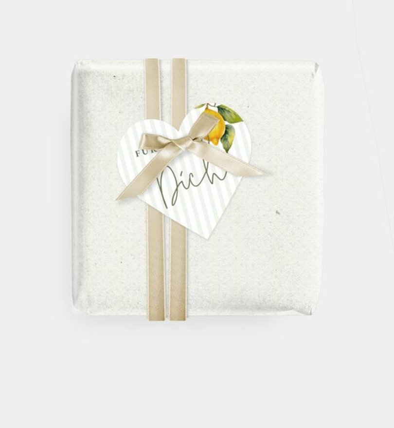 Geschenkanhänger Hochzeit Lemon Summer
