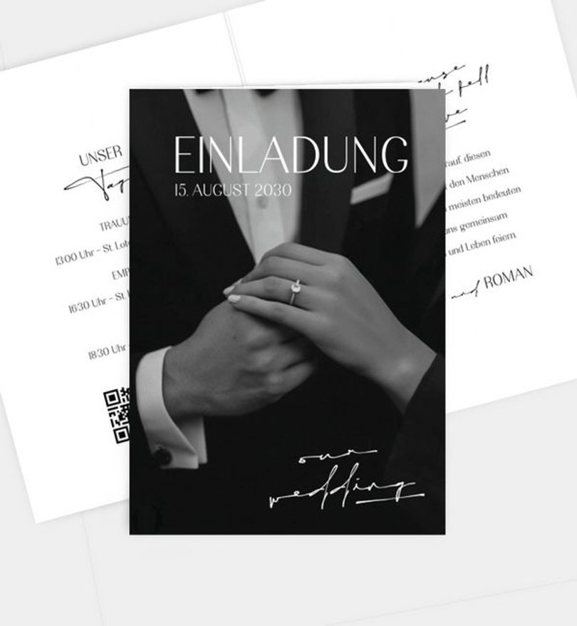 Einladung Standesamt Hochzeit Urban Wedding